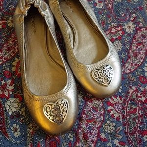 Brighton heart ballet flats size 10